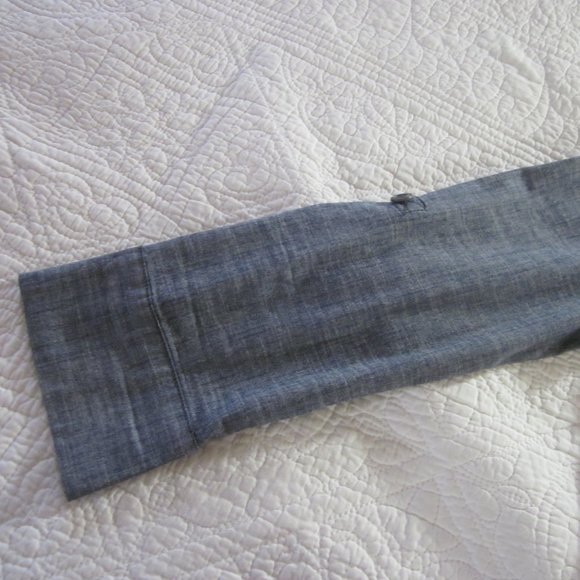 Fei Dress XS Blue Tunic Shirt Belted - Picture 5 of 8